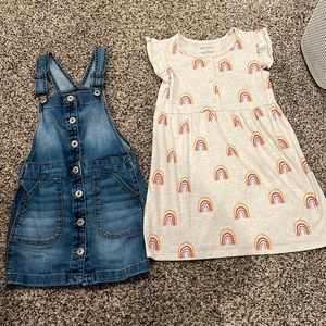 OshKosh Denim Skirt & Okie Dokie dress